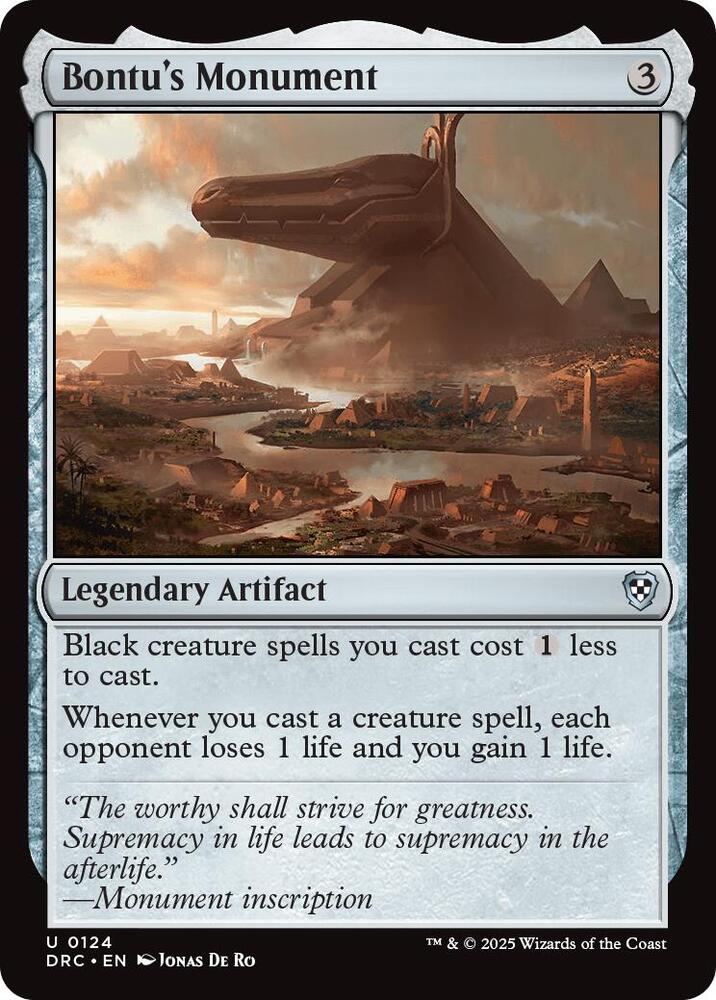 Bontu's Monument [Commander: Aetherdrift] 124