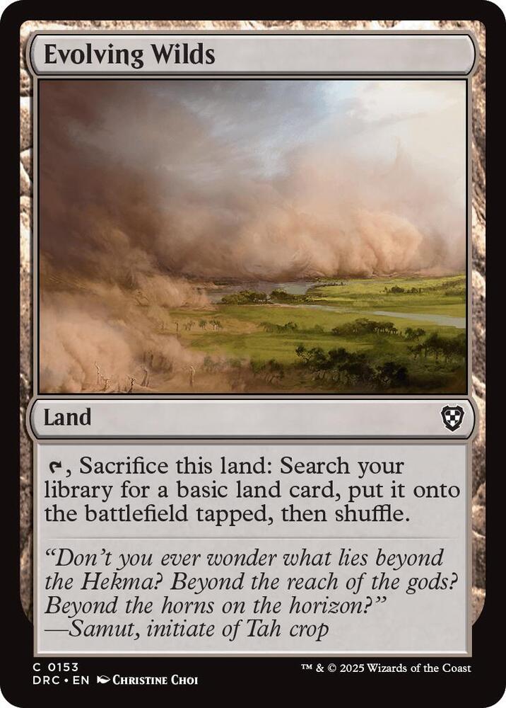 Evolving Wilds (0153) [Commander: Aetherdrift] 153