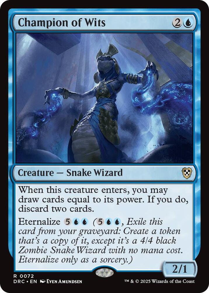 Champion of Wits [Commander: Aetherdrift] 72