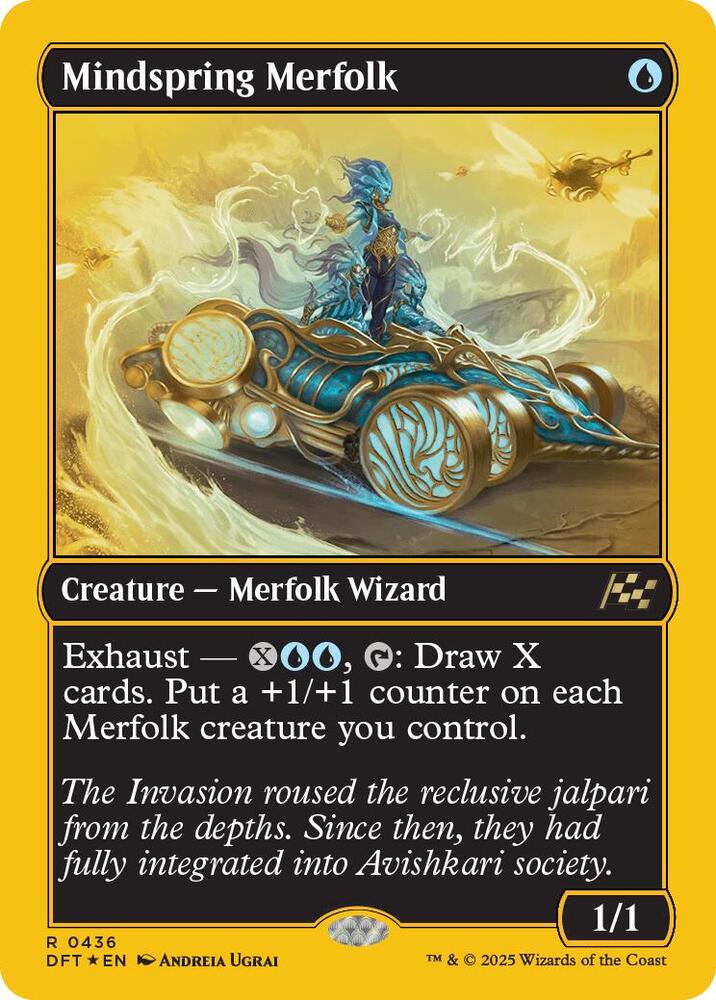 Mindspring Merfolk (First-Place Foil) [Aetherdrift] 436