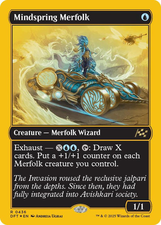 Mindspring Merfolk (First-Place Foil) [Aetherdrift] 436
