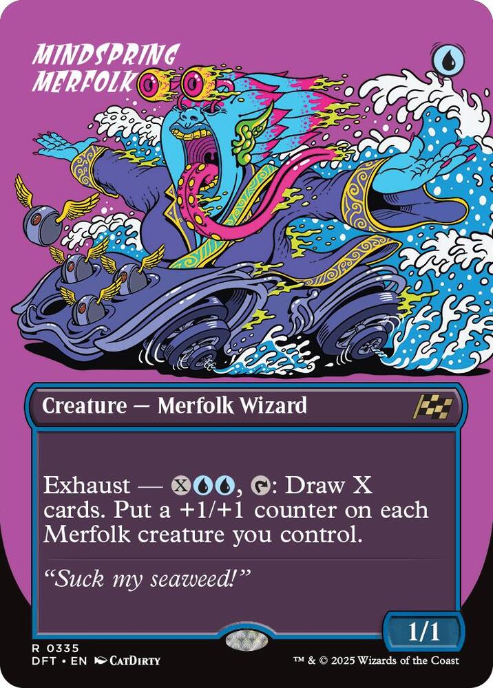 Mindspring Merfolk (Borderless) [Aetherdrift] 335