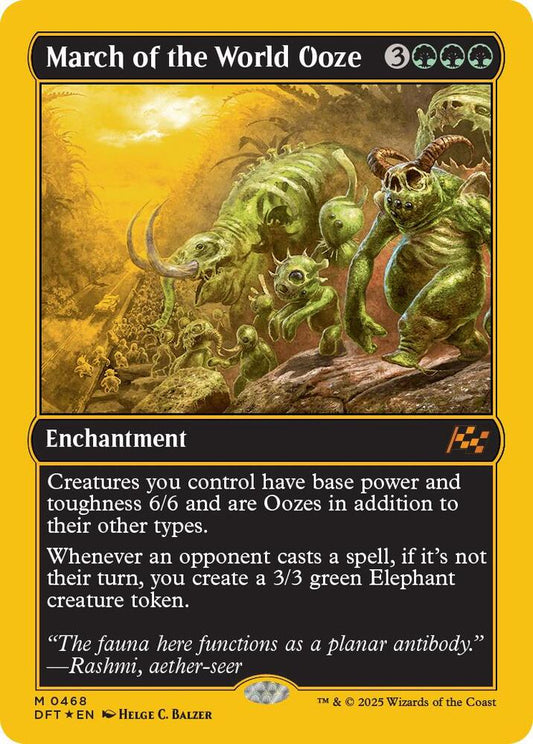 March of the World Ooze (First-Place Foil) [Aetherdrift] 468
