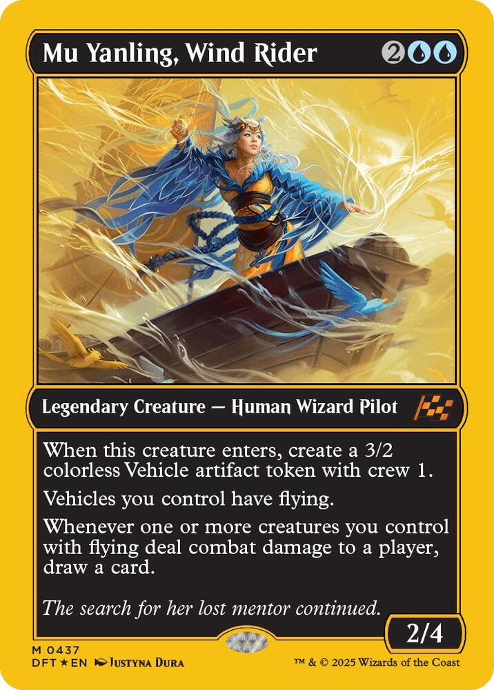 Mu Yanling, Wind Rider (First-Place Foil) [Aetherdrift] 437