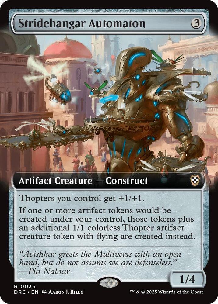 Stridehangar Automaton (Extended Art) [Commander: Aetherdrift] 35