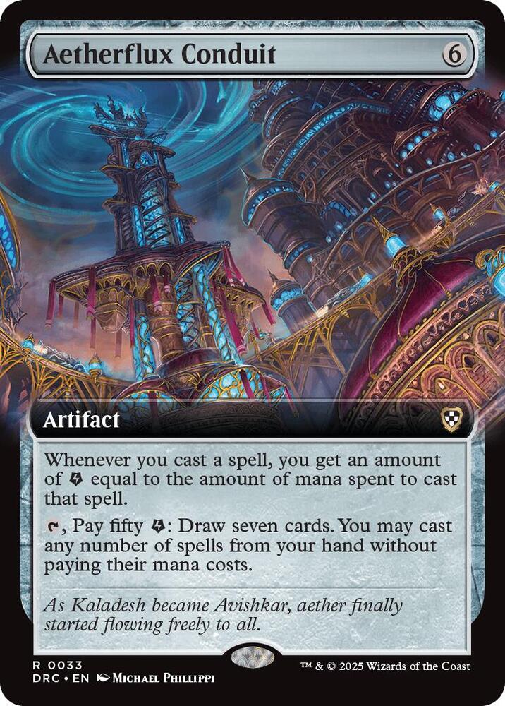 Aetherflux Conduit (Extended Art) [Commander: Aetherdrift] 33