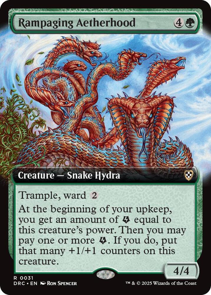 Rampaging Aetherhood (Extended Art) [Commander: Aetherdrift] 31