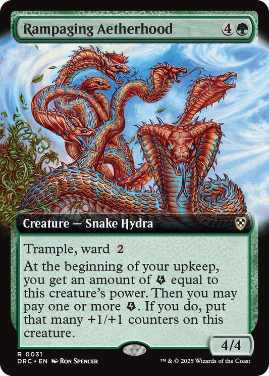Rampaging Aetherhood (Extended Art) [Commander: Aetherdrift] 31
