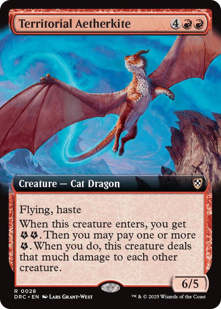 Territorial Aetherkite (Extended Art) [Commander: Aetherdrift] 28