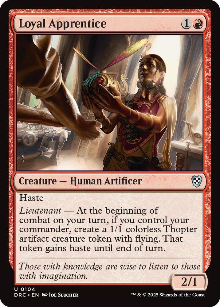 Loyal Apprentice [Commander: Aetherdrift] 104