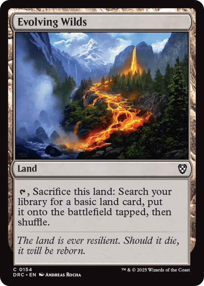Evolving Wilds (0154) [Commander: Aetherdrift] 154