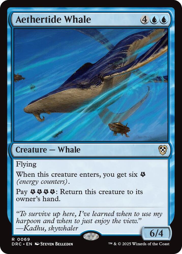 Aethertide Whale [Commander: Aetherdrift] 69