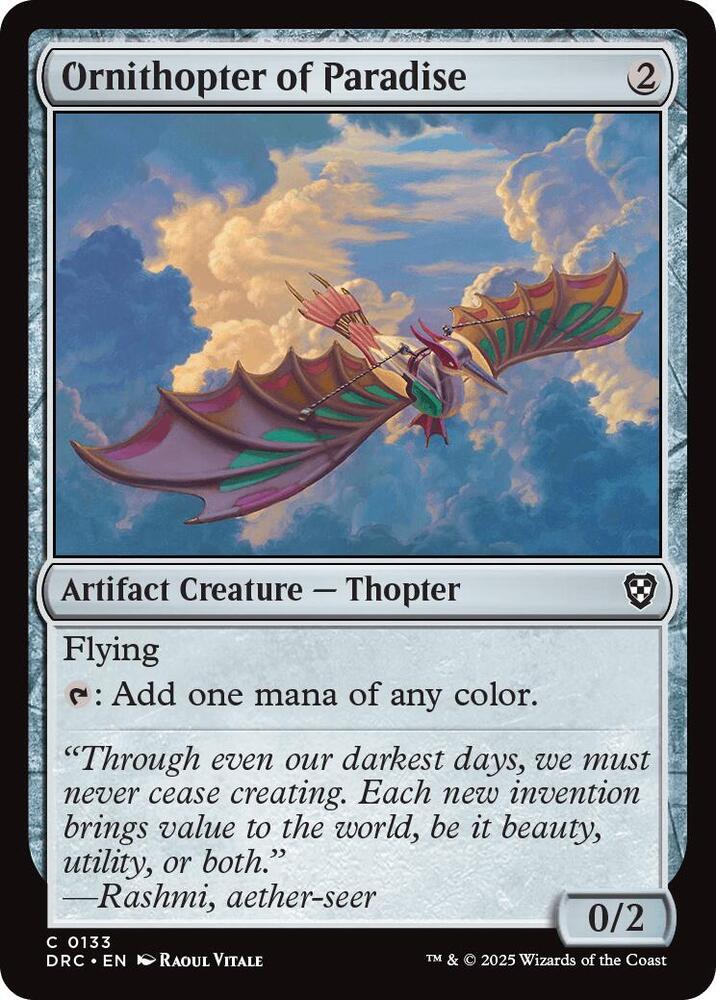 Ornithopter of Paradise [Commander: Aetherdrift] 133