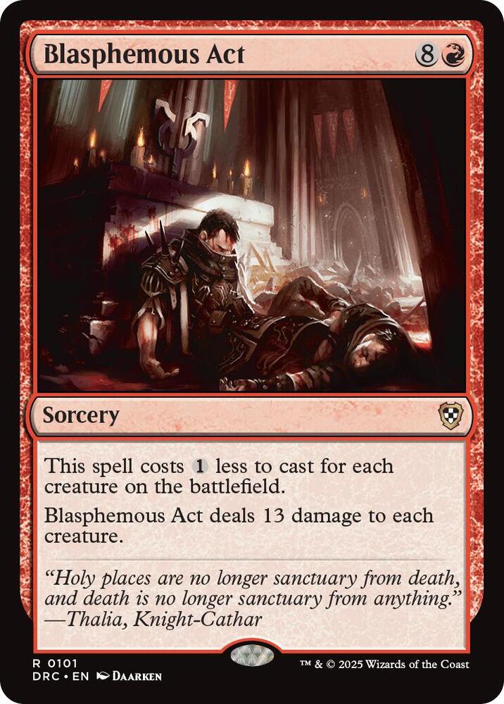 Blasphemous Act [Commander: Aetherdrift] 101
