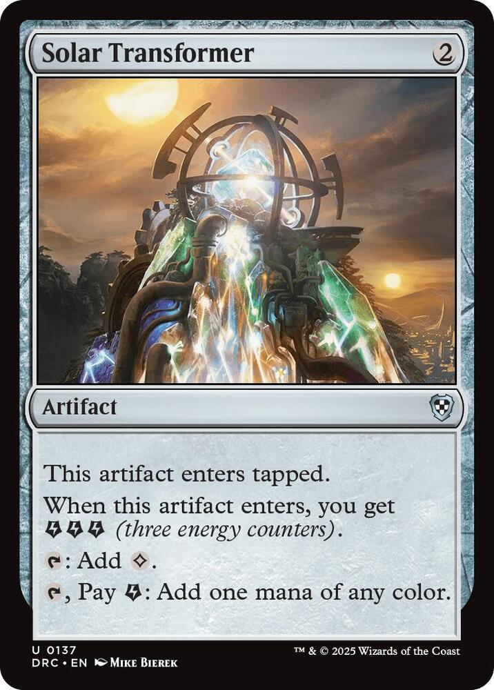 Solar Transformer [Commander: Aetherdrift] 137