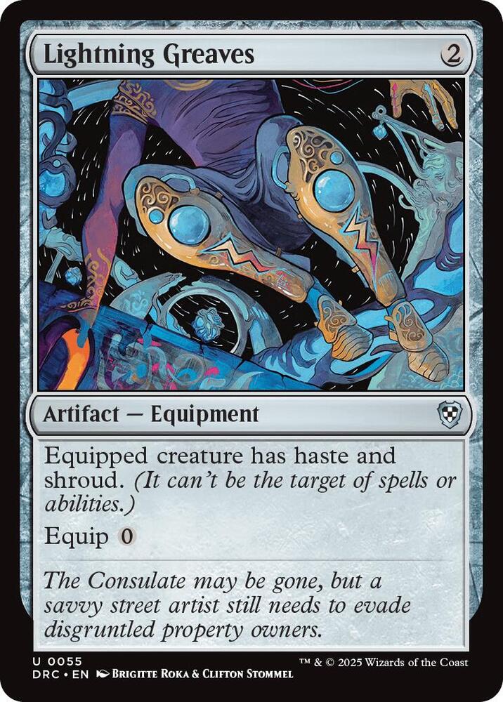Lightning Greaves [Commander: Aetherdrift] 55