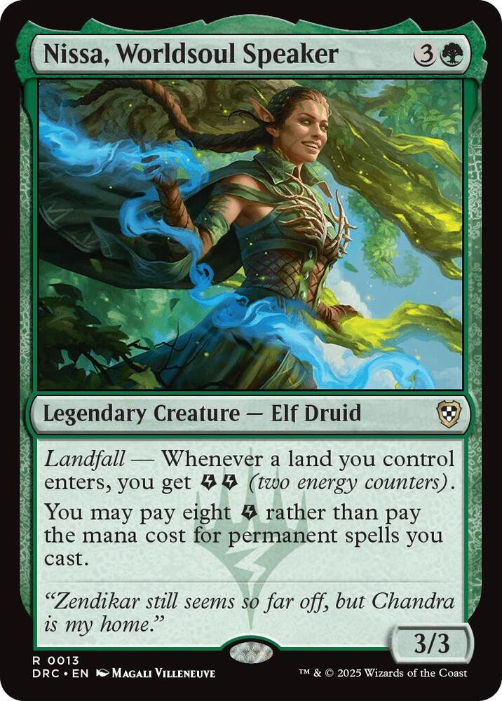 Nissa, Worldsoul Speaker [Commander: Aetherdrift] 13