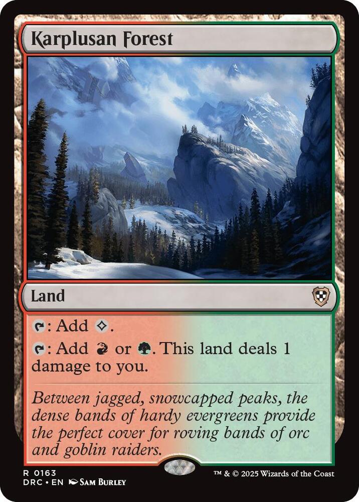 Karplusan Forest [Commander: Aetherdrift] 163