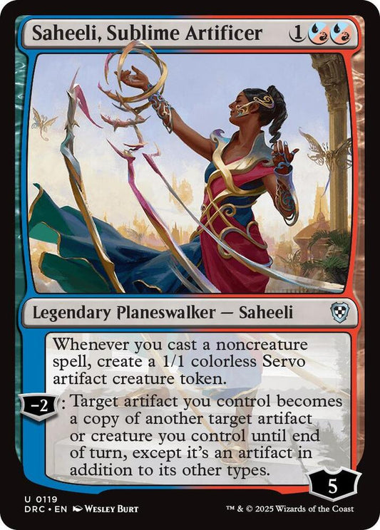Saheeli, Sublime Artificer [Commander: Aetherdrift] 119