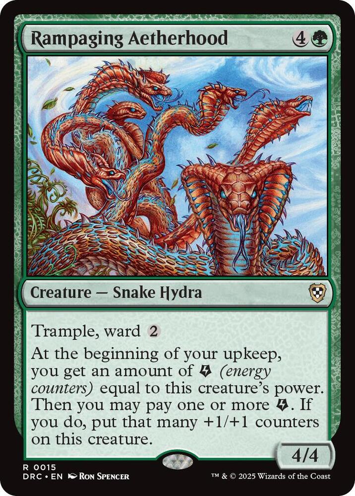 Rampaging Aetherhood [Commander: Aetherdrift] 15