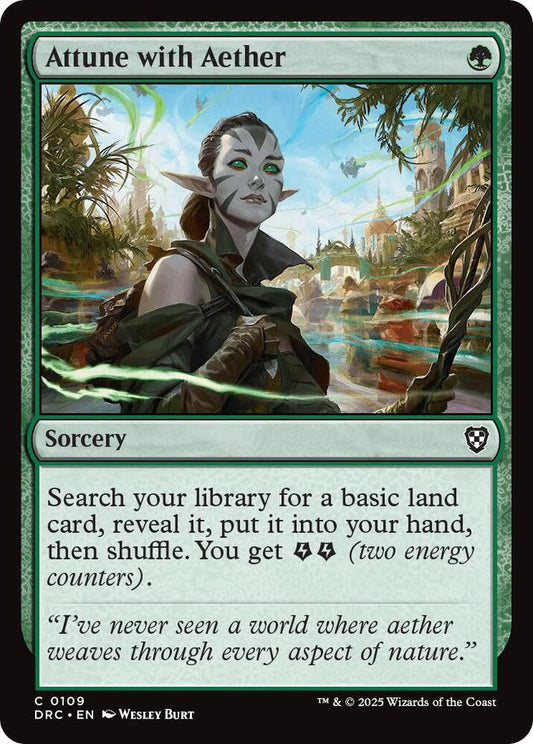 Attune with Aether [Commander: Aetherdrift] 109