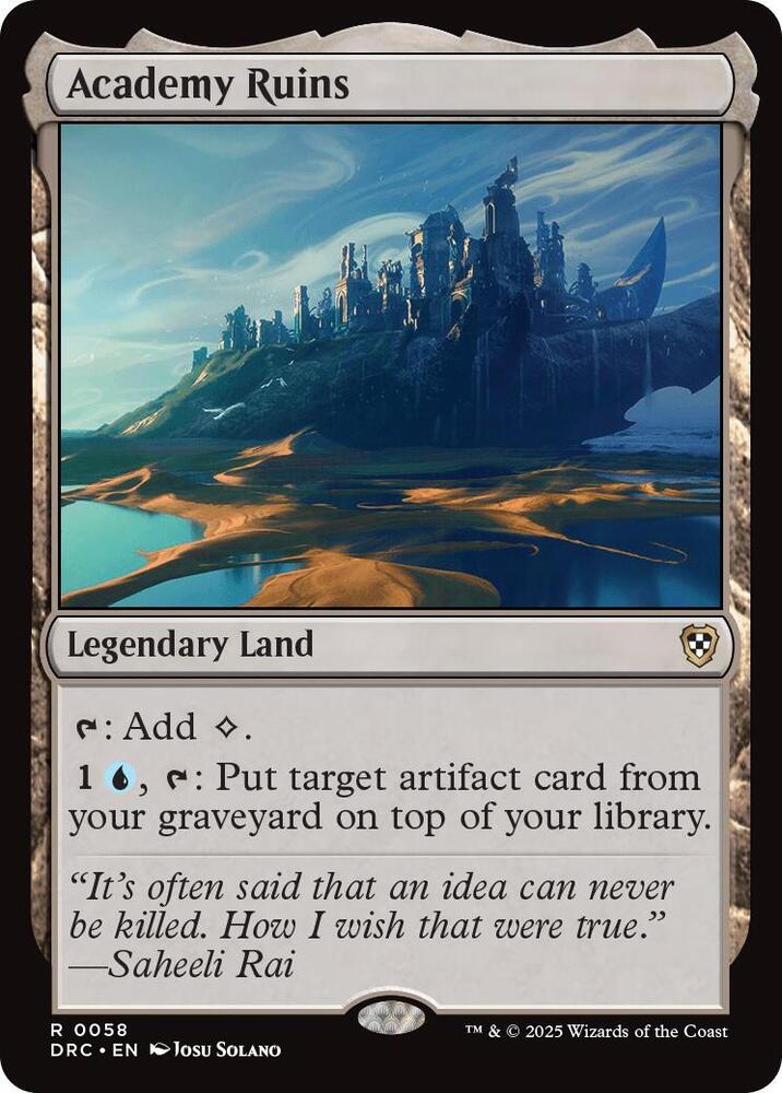 Academy Ruins [Commander: Aetherdrift] 58