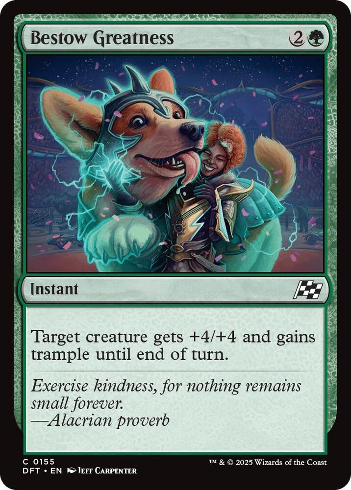 Bestow Greatness [Aetherdrift] 155