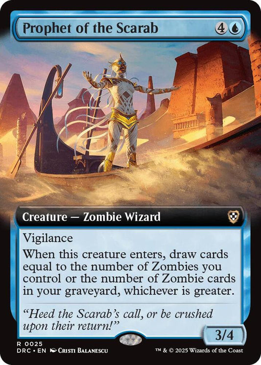 Prophet of the Scarab (Extended Art) [Commander: Aetherdrift] 25