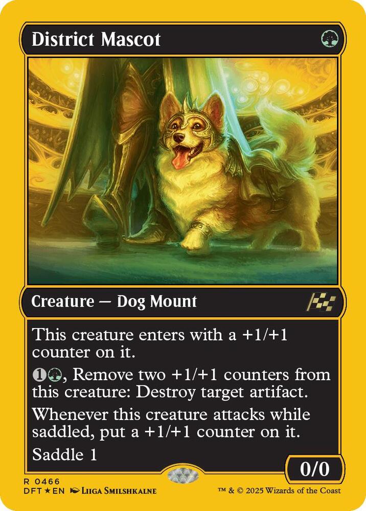 District Mascot (First-Place Foil) [Aetherdrift] 466