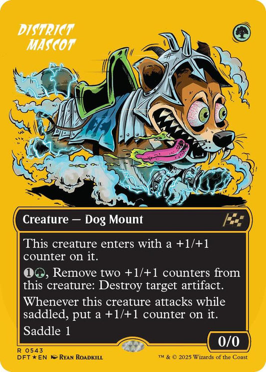 District Mascot (Borderless) (First-Place Foil) [Aetherdrift] 543