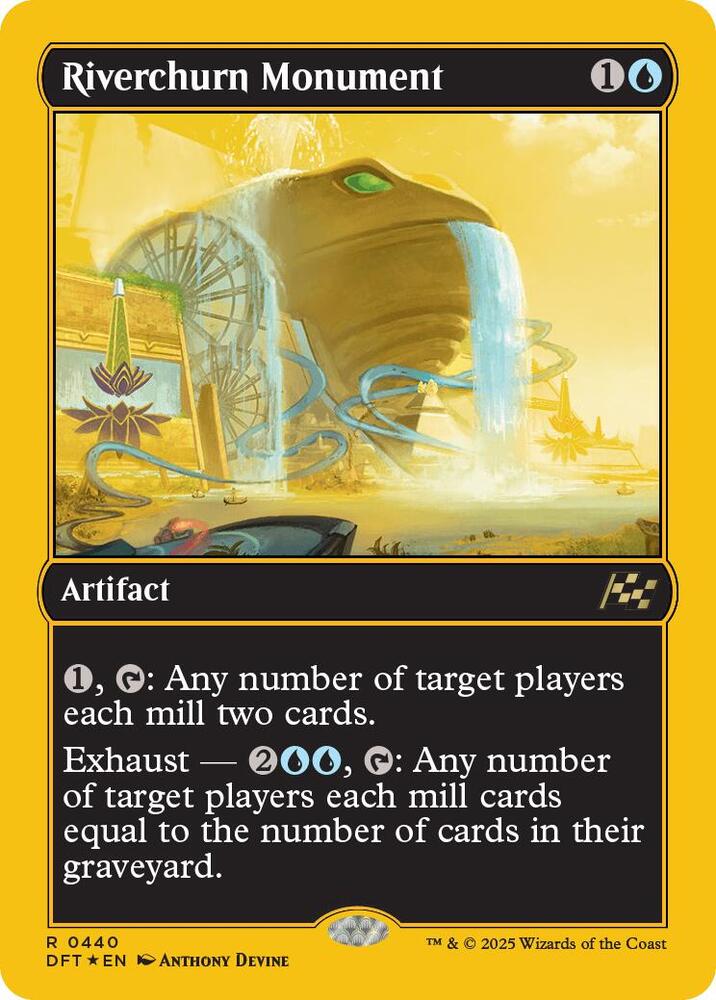 Riverchurn Monument (First-Place Foil) [Aetherdrift] 440