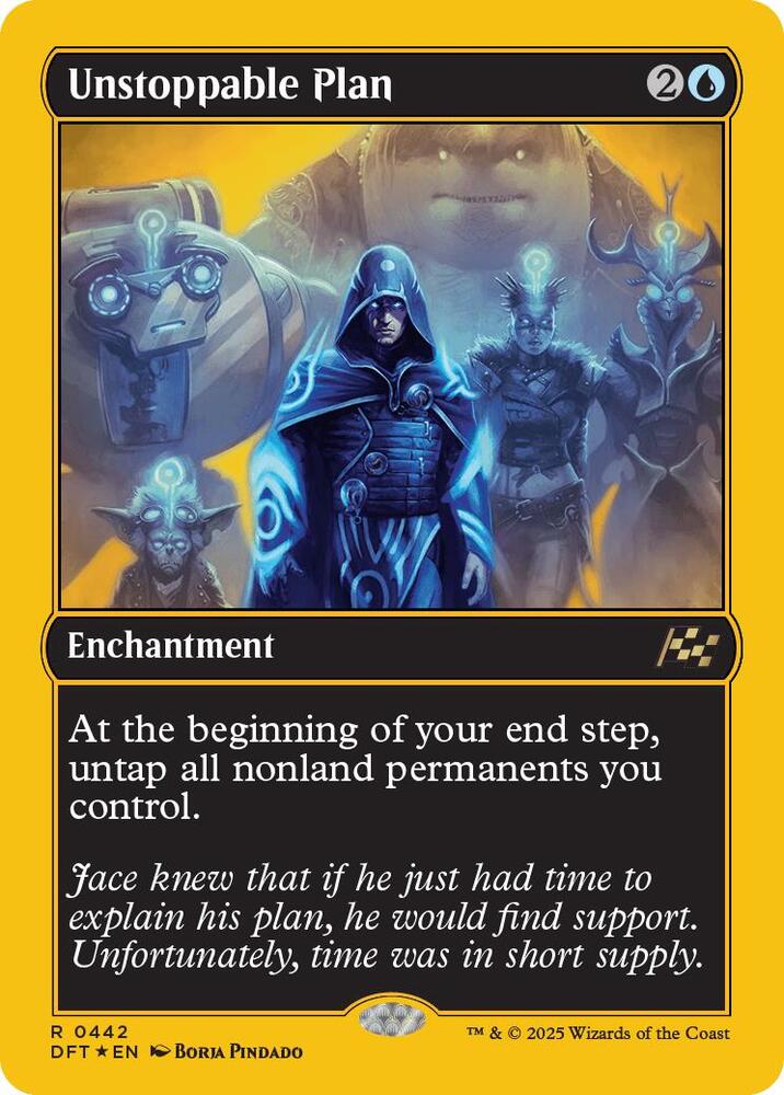Unstoppable Plan (First-Place Foil) [Aetherdrift] 442
