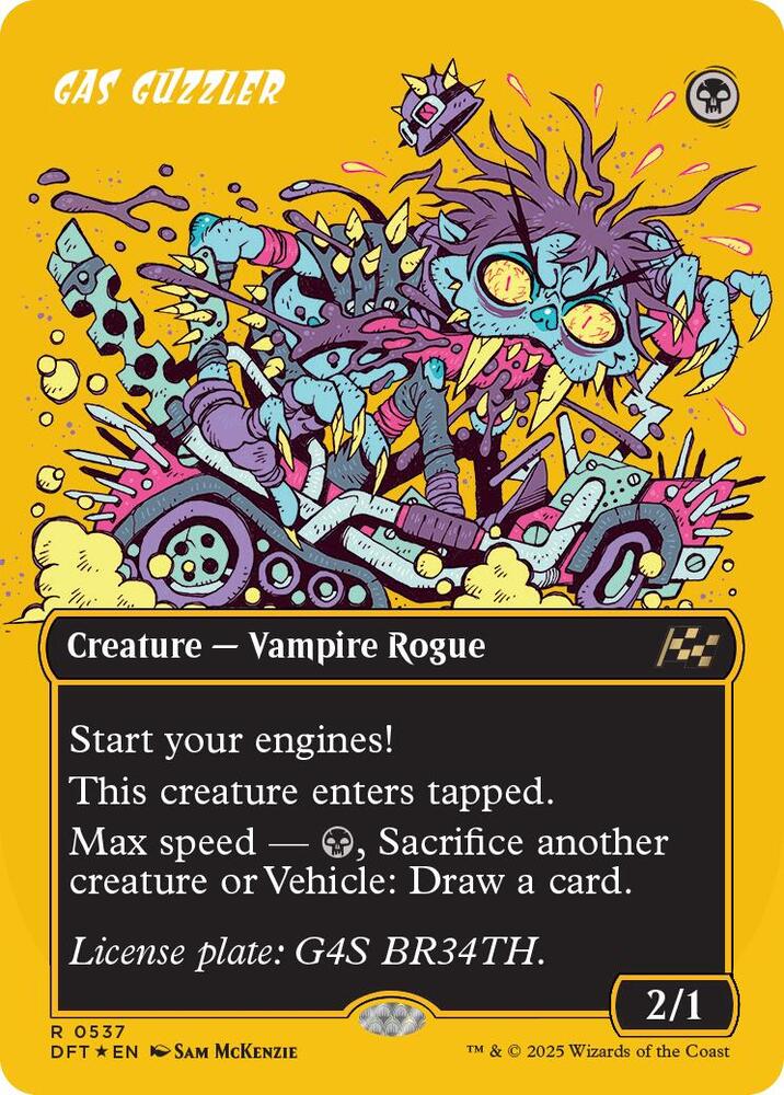 Gas Guzzler (Borderless) (First-Place Foil) [Aetherdrift] 537