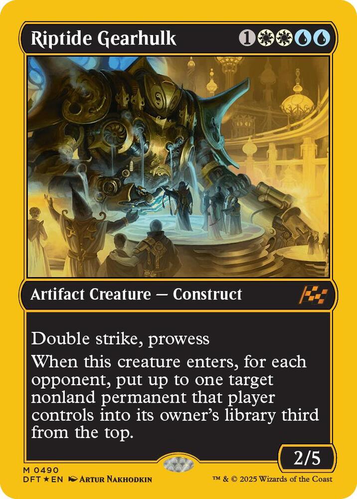 Riptide Gearhulk (First-Place Foil) [Aetherdrift] 490