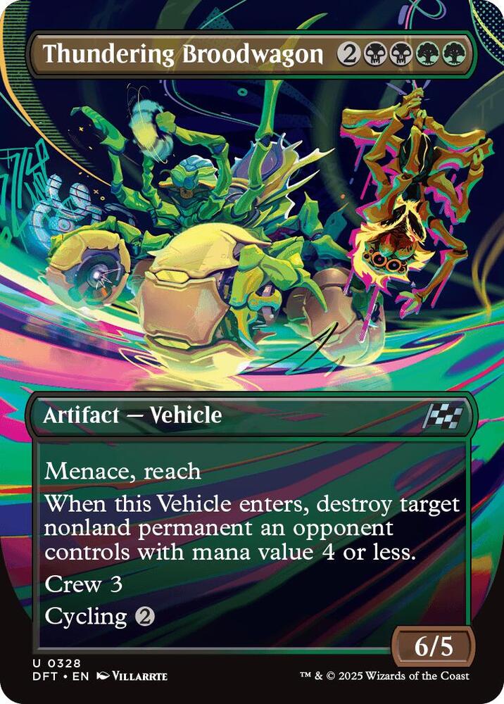 Thundering Broodwagon (Borderless) [Aetherdrift] 328