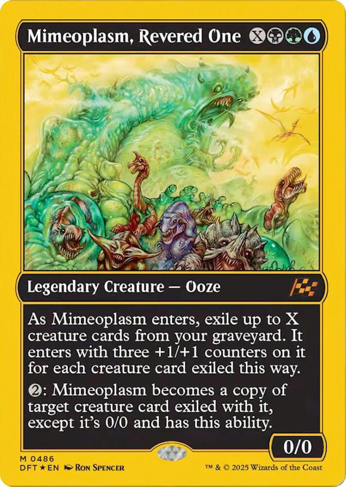 Mimeoplasm, Revered One (First-Place Foil) [Aetherdrift] 486