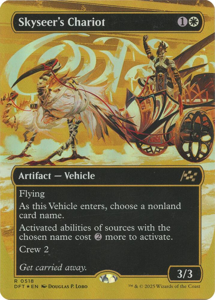 Skyseer's Chariot (Borderless) (First-Place Foil) [Aetherdrift] 518