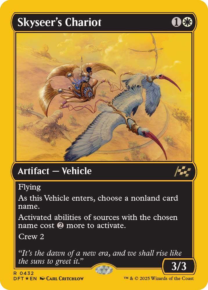 Skyseer's Chariot (First-Place Foil) [Aetherdrift] 432