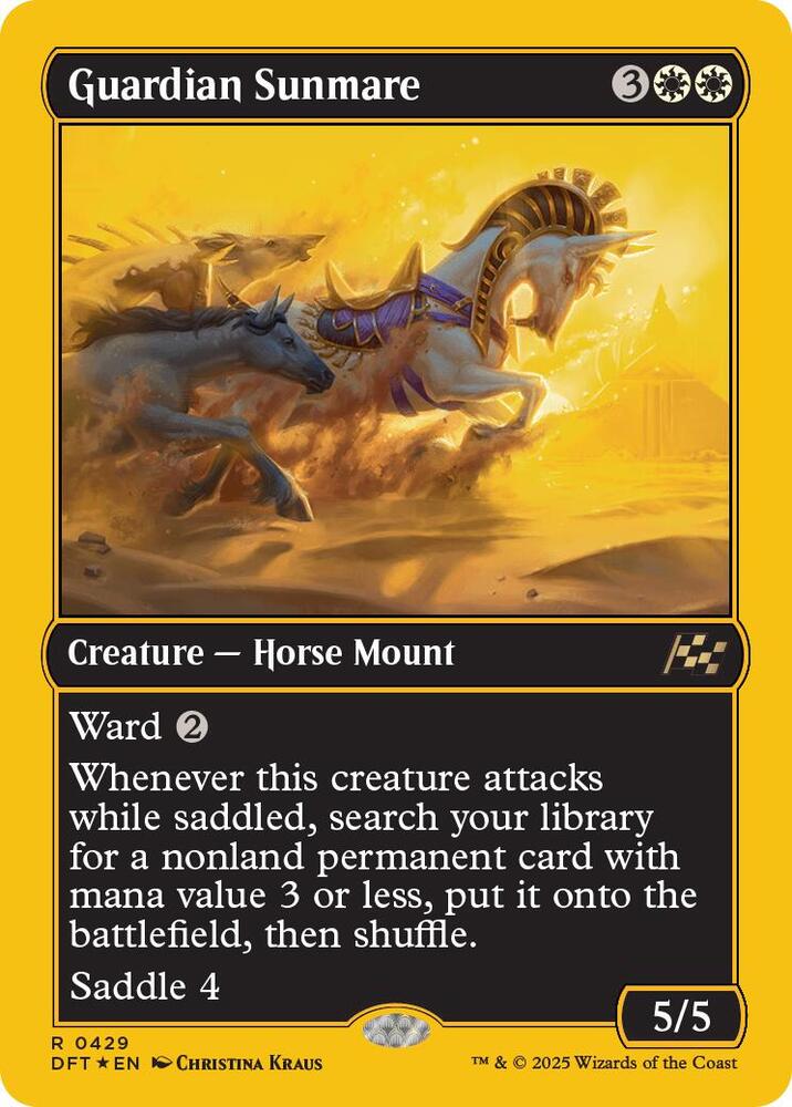 Guardian Sunmare (First-Place Foil) [Aetherdrift] 429
