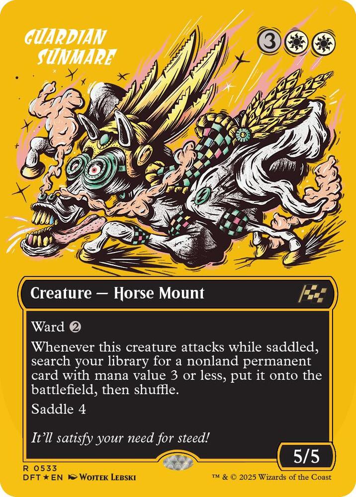 Guardian Sunmare (Borderless) (First-Place Foil) [Aetherdrift] 533