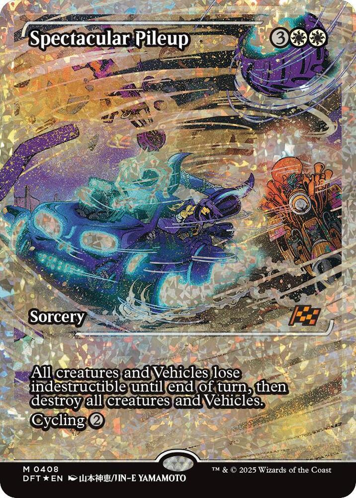 Spectacular Pileup (Showcase) (Fracture Foil) [Aetherdrift] 408