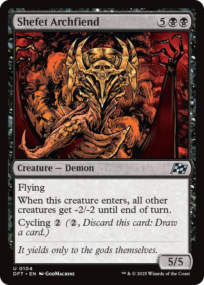 Shefet Archfiend [Aetherdrift] 104