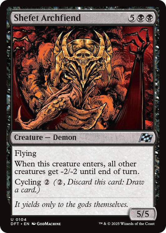 Shefet Archfiend [Aetherdrift] 104
