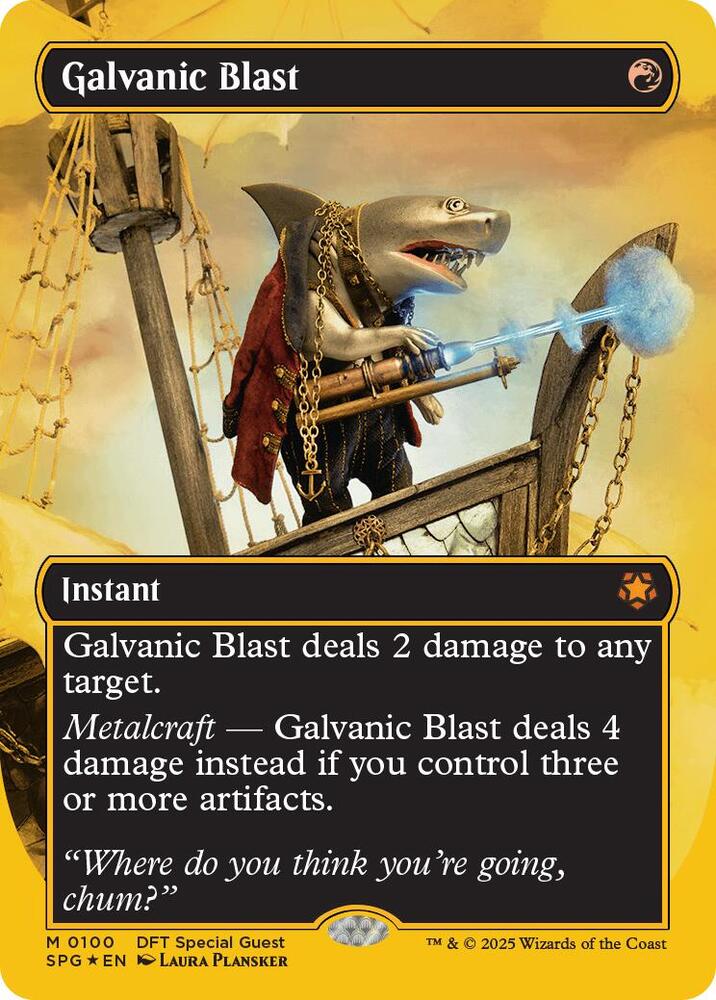 Galvanic Blast (Borderless) (First-Place Foil) [Special Guests] 100