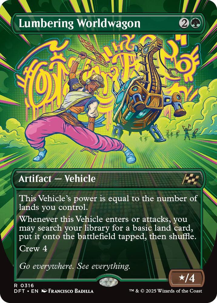 Lumbering Worldwagon (Borderless) [Aetherdrift] 316