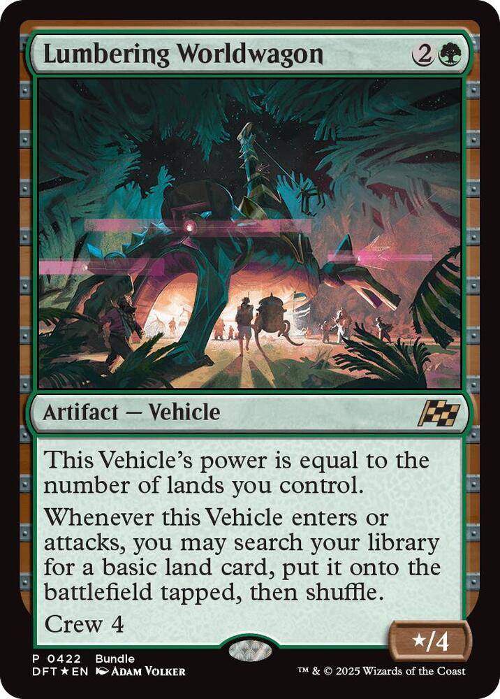Lumbering Worldwagon (DFT Bundle) [Unique and Miscellaneous Promos] 422