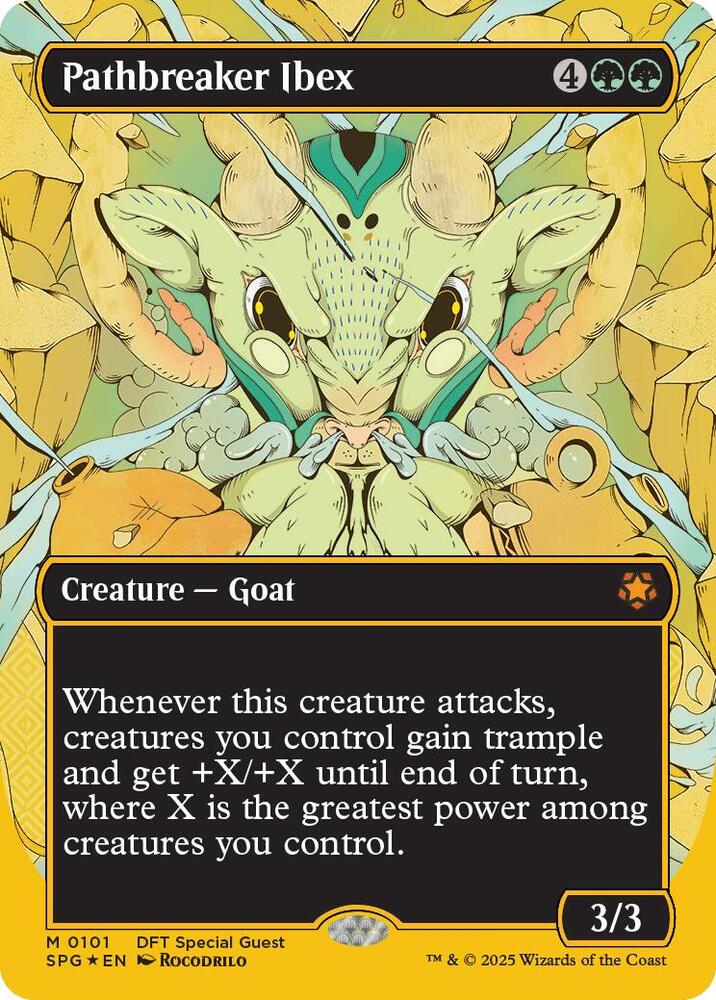 Pathbreaker Ibex (Borderless) (First-Place Foil) [Special Guests] 101