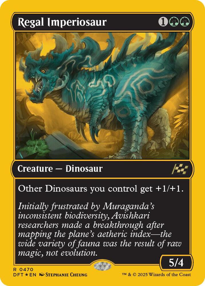 Regal Imperiosaur (First-Place Foil) [Aetherdrift] 470