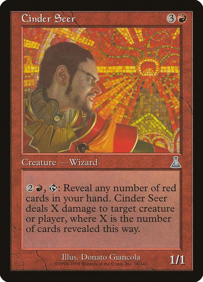 Cinder Seer [Urza's Destiny] 78