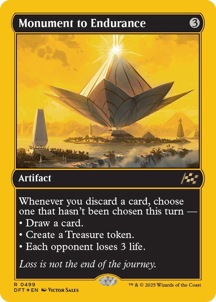 Monument to Endurance (First-Place Foil) [Aetherdrift] 499
